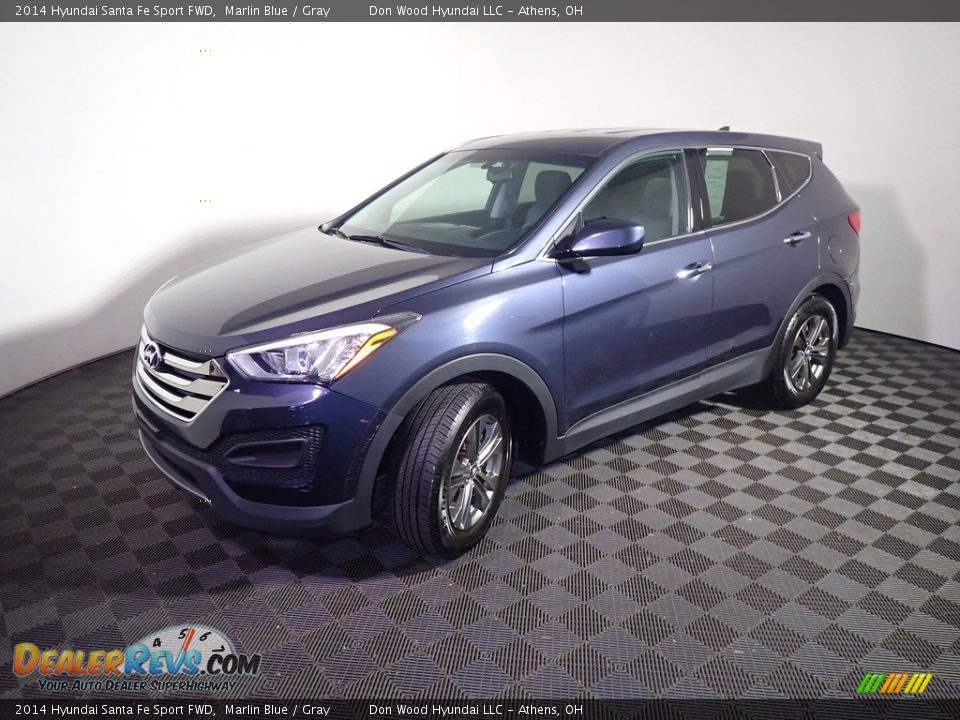 2014 Hyundai Santa Fe Sport FWD Marlin Blue / Gray Photo #7