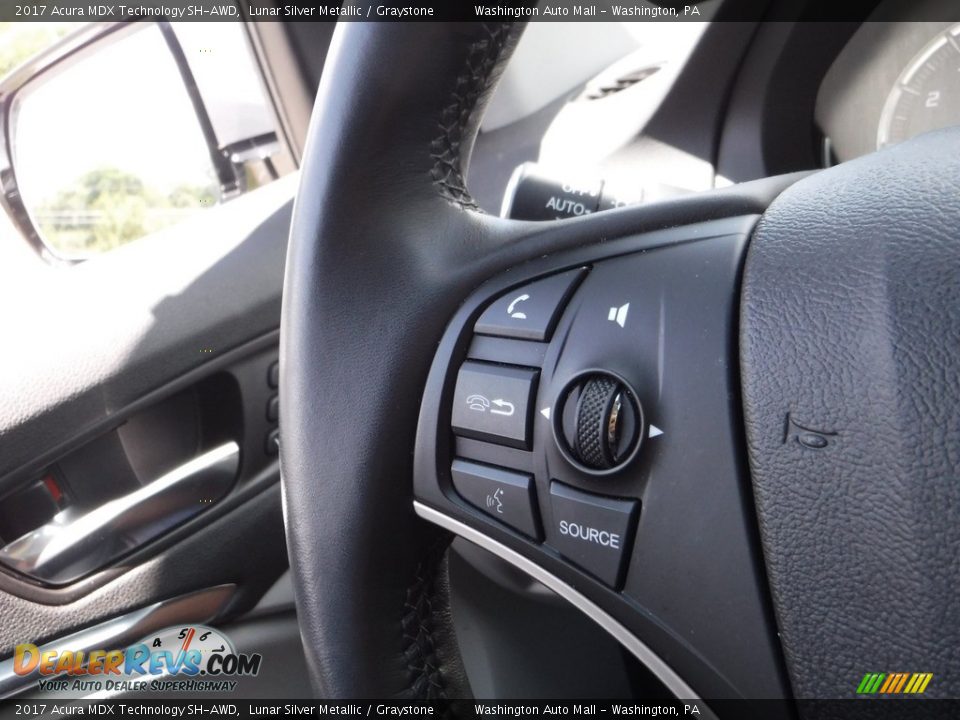 2017 Acura MDX Technology SH-AWD Steering Wheel Photo #6