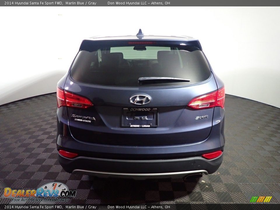 2014 Hyundai Santa Fe Sport FWD Marlin Blue / Gray Photo #10