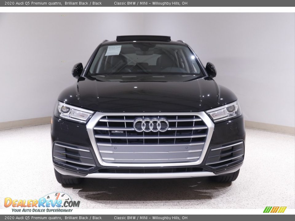 2020 Audi Q5 Premium quattro Brilliant Black / Black Photo #2