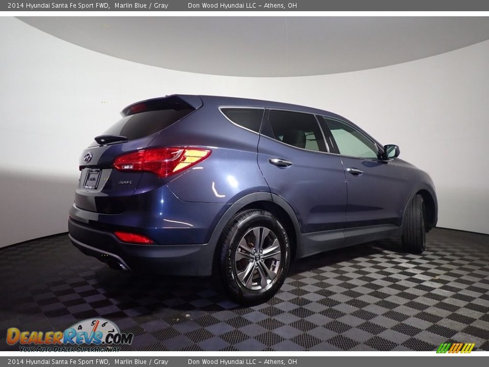 2014 Hyundai Santa Fe Sport FWD Marlin Blue / Gray Photo #13