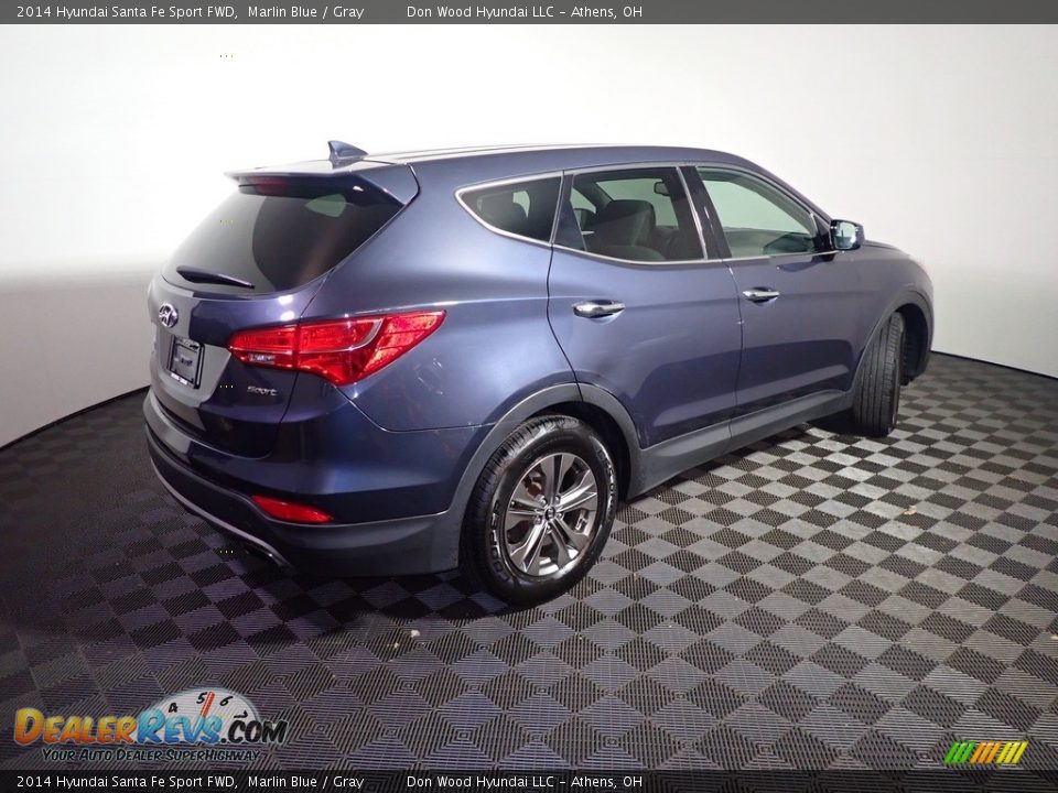 2014 Hyundai Santa Fe Sport FWD Marlin Blue / Gray Photo #14