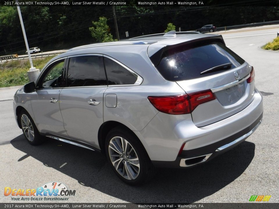 Lunar Silver Metallic 2017 Acura MDX Technology SH-AWD Photo #15