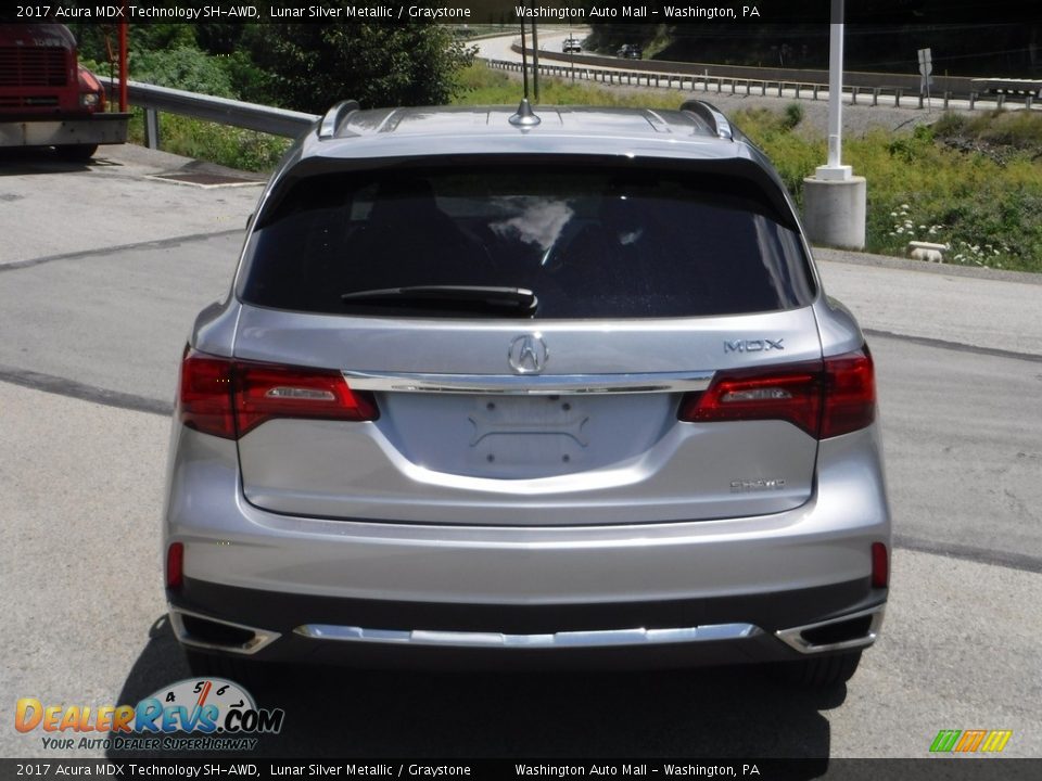 Lunar Silver Metallic 2017 Acura MDX Technology SH-AWD Photo #16