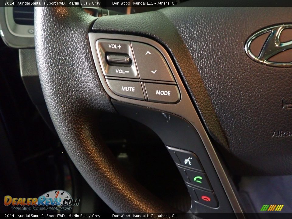 2014 Hyundai Santa Fe Sport FWD Marlin Blue / Gray Photo #26