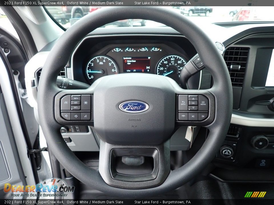 2021 Ford F150 XL SuperCrew 4x4 Steering Wheel Photo #17