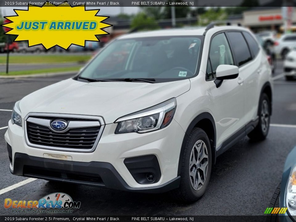 2019 Subaru Forester 2.5i Premium Crystal White Pearl / Black Photo #1