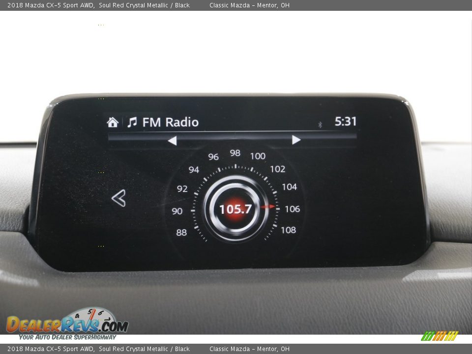 2018 Mazda CX-5 Sport AWD Soul Red Crystal Metallic / Black Photo #11