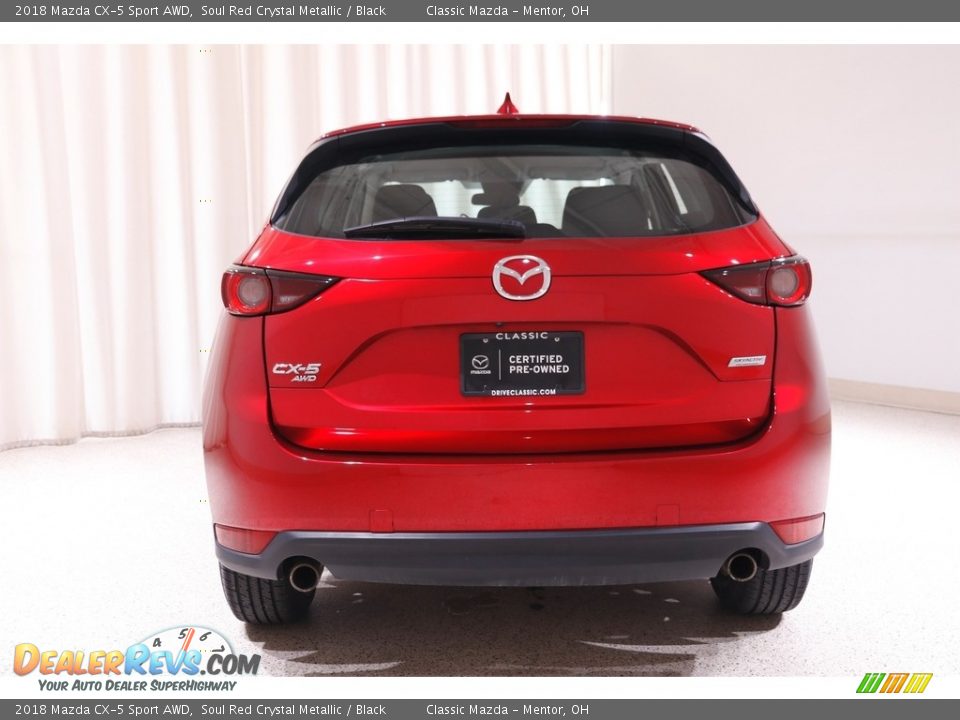 2018 Mazda CX-5 Sport AWD Soul Red Crystal Metallic / Black Photo #16