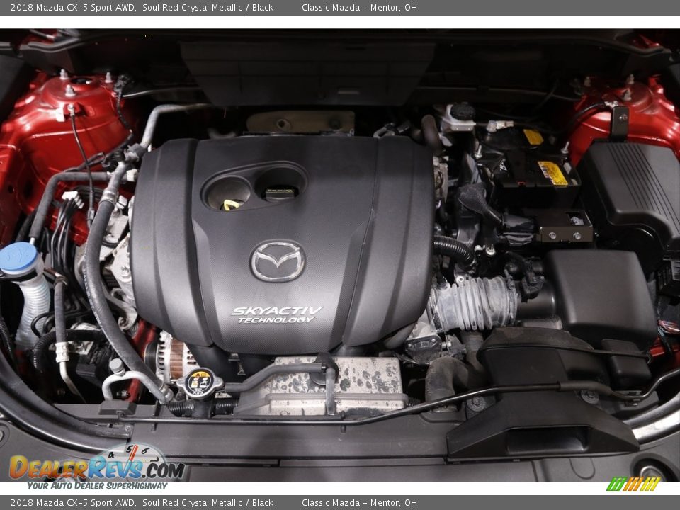 2018 Mazda CX-5 Sport AWD Soul Red Crystal Metallic / Black Photo #17