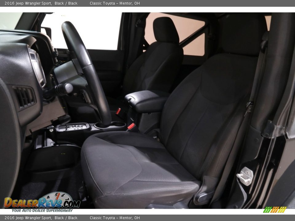 2016 Jeep Wrangler Sport Black / Black Photo #5