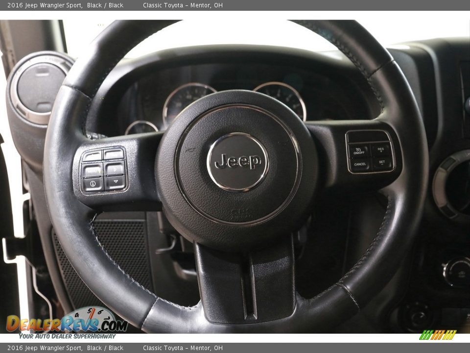 2016 Jeep Wrangler Sport Black / Black Photo #6