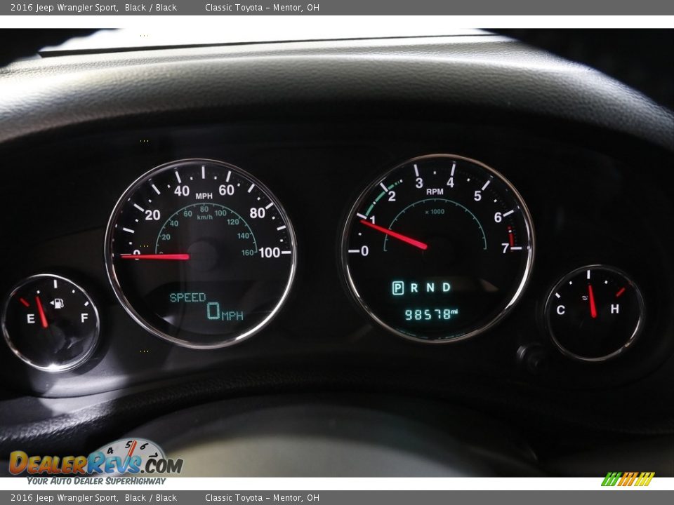 2016 Jeep Wrangler Sport Black / Black Photo #7