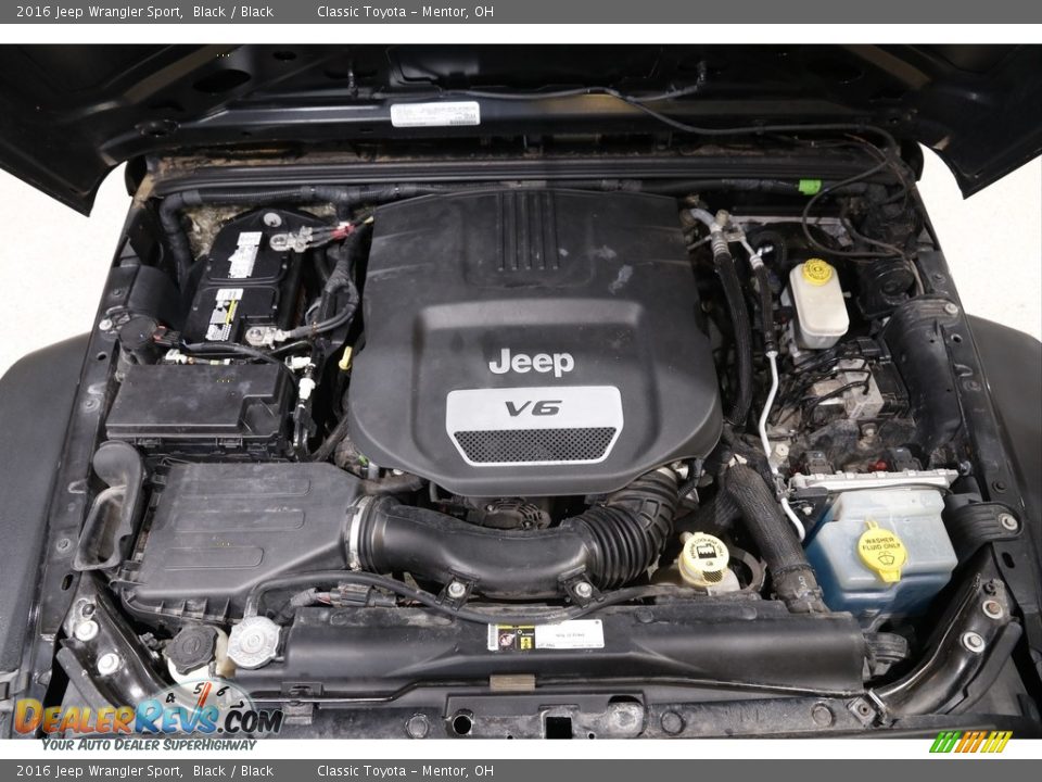 2016 Jeep Wrangler Sport Black / Black Photo #15