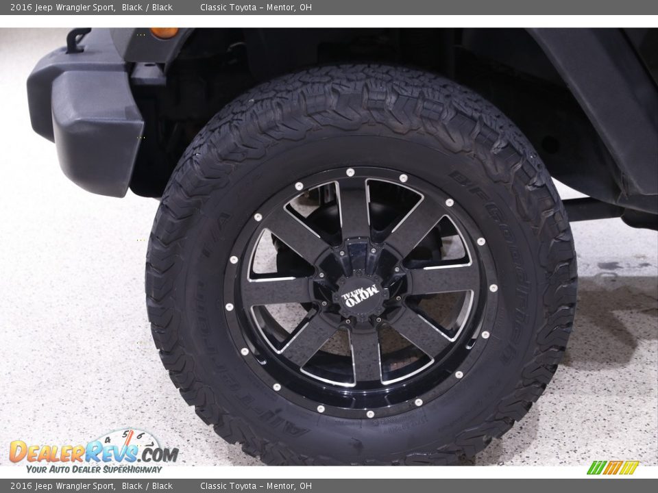 2016 Jeep Wrangler Sport Black / Black Photo #16