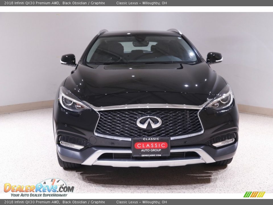 2018 Infiniti QX30 Premium AWD Black Obsidian / Graphite Photo #2