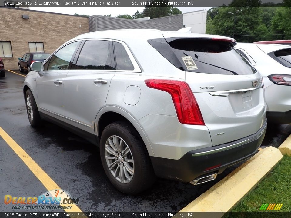 2018 Cadillac XT5 Luxury AWD Radiant Silver Metallic / Jet Black Photo #2