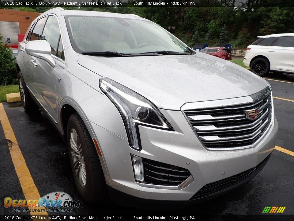 2018 Cadillac XT5 Luxury AWD Radiant Silver Metallic / Jet Black Photo #3