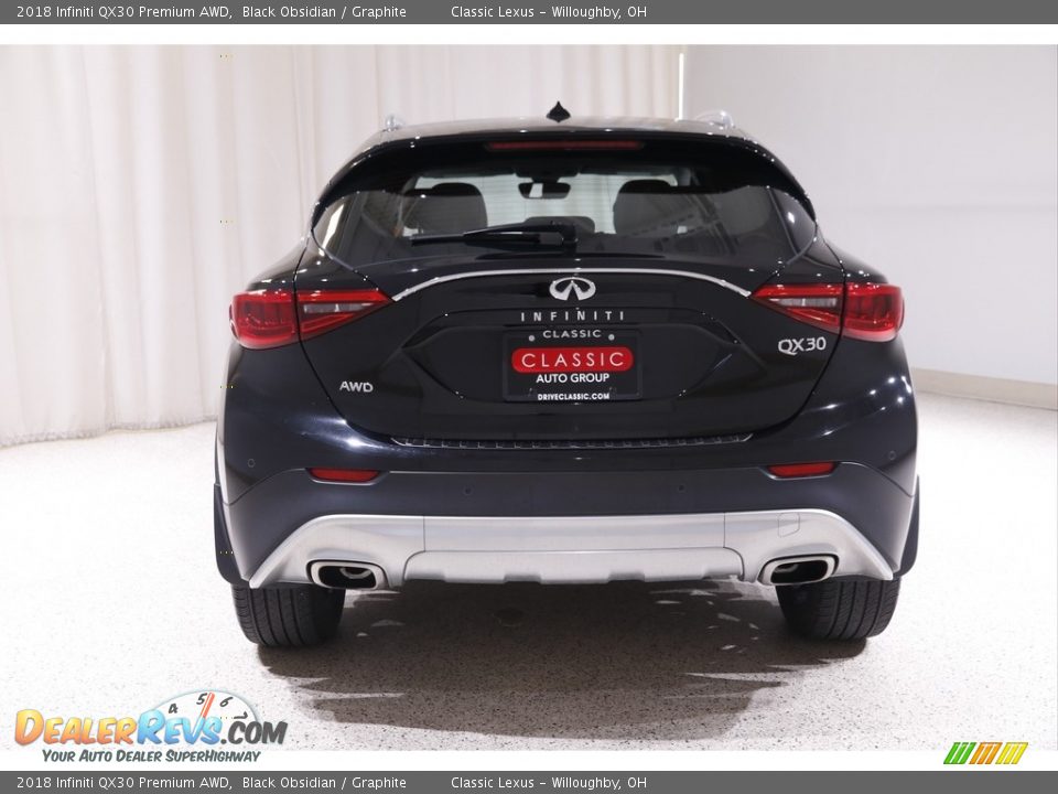 2018 Infiniti QX30 Premium AWD Black Obsidian / Graphite Photo #21