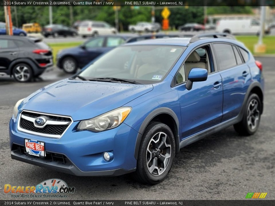 2014 Subaru XV Crosstrek 2.0i Limited Quartz Blue Pearl / Ivory Photo #1