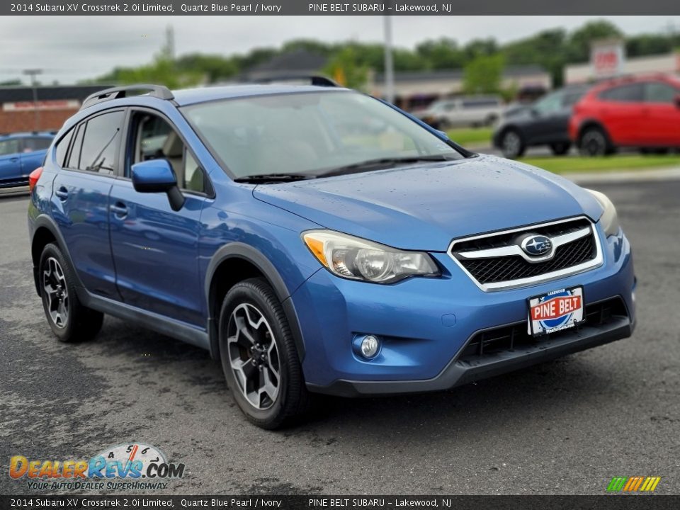 2014 Subaru XV Crosstrek 2.0i Limited Quartz Blue Pearl / Ivory Photo #13