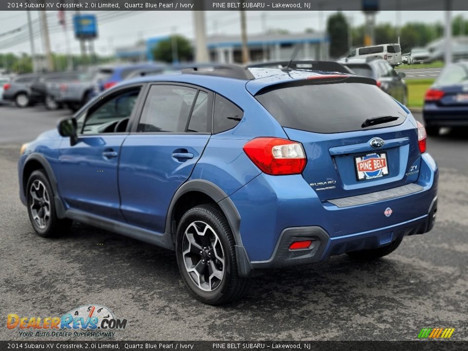 2014 Subaru XV Crosstrek 2.0i Limited Quartz Blue Pearl / Ivory Photo #15