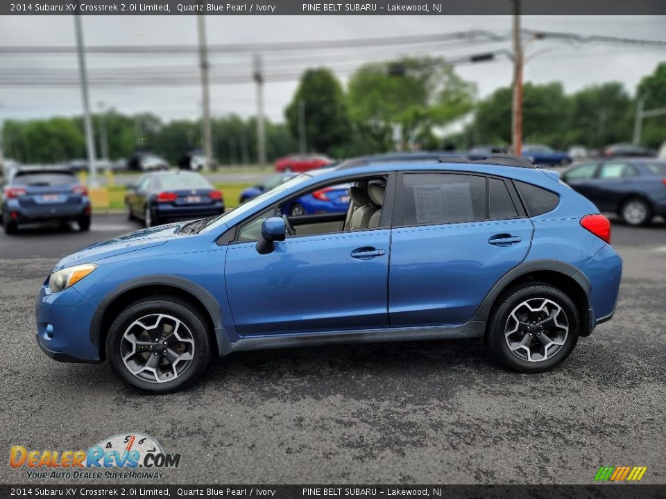 2014 Subaru XV Crosstrek 2.0i Limited Quartz Blue Pearl / Ivory Photo #16