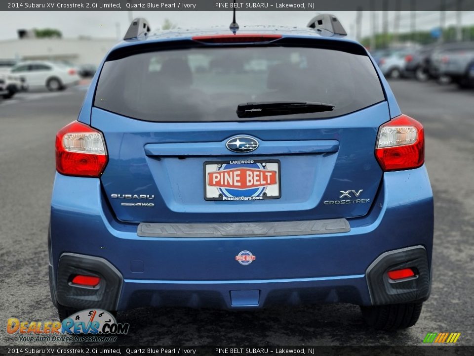 2014 Subaru XV Crosstrek 2.0i Limited Quartz Blue Pearl / Ivory Photo #17