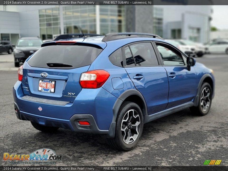 2014 Subaru XV Crosstrek 2.0i Limited Quartz Blue Pearl / Ivory Photo #18