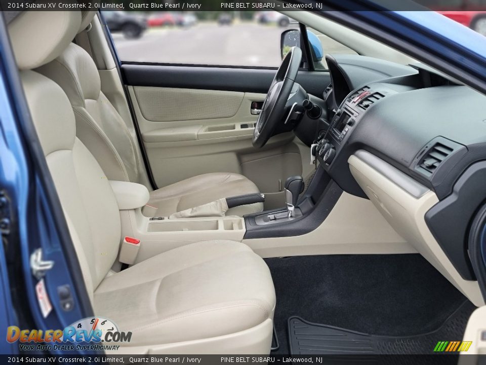 2014 Subaru XV Crosstrek 2.0i Limited Quartz Blue Pearl / Ivory Photo #23