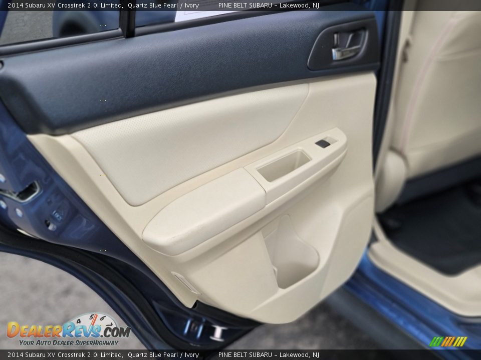 2014 Subaru XV Crosstrek 2.0i Limited Quartz Blue Pearl / Ivory Photo #30
