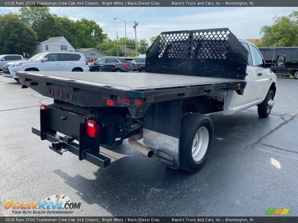 2018 Ram 3500 Tradesman Crew Cab 4x4 Chassis Bright White / Black/Diesel Gray Photo #6