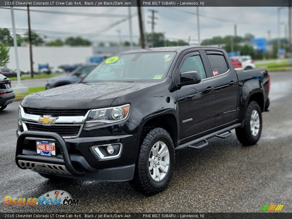 2016 Chevrolet Colorado LT Crew Cab 4x4 Black / Jet Black/Dark Ash Photo #1