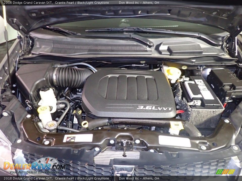 2018 Dodge Grand Caravan SXT Granite Pearl / Black/Light Graystone Photo #7