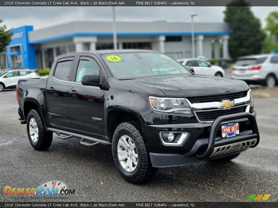 2016 Chevrolet Colorado LT Crew Cab 4x4 Black / Jet Black/Dark Ash Photo #16