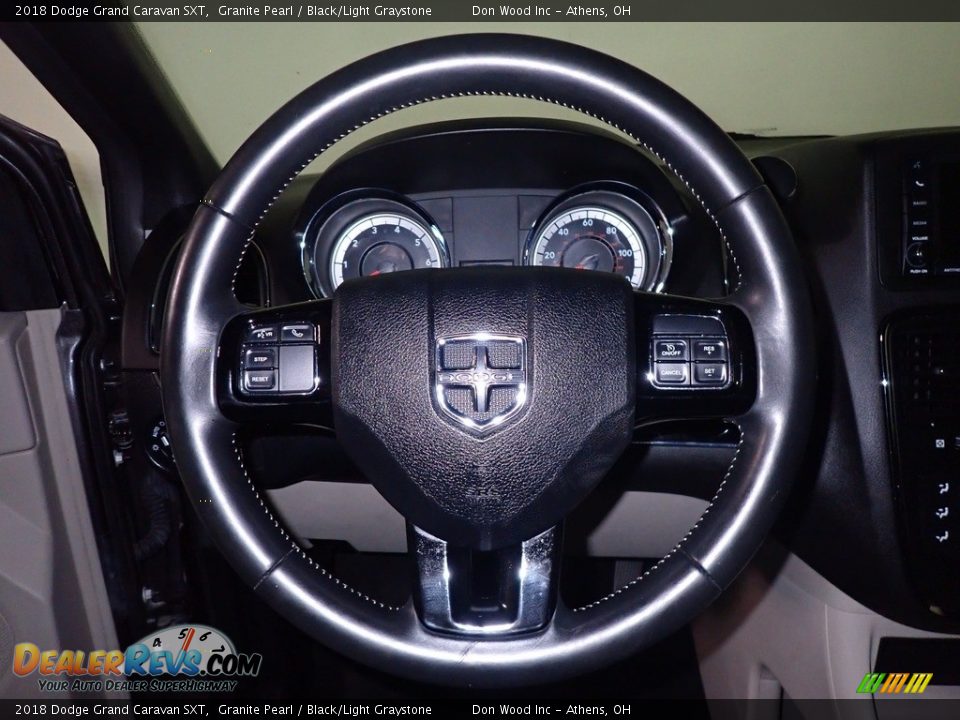 2018 Dodge Grand Caravan SXT Granite Pearl / Black/Light Graystone Photo #28