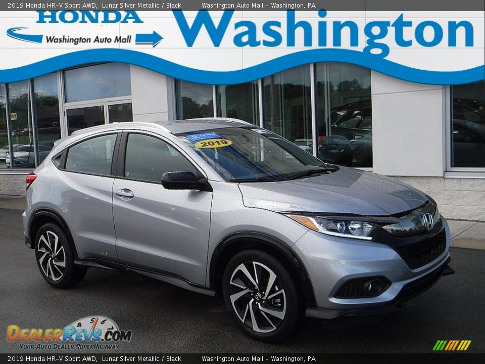 2019 Honda HR-V Sport AWD Lunar Silver Metallic / Black Photo #1