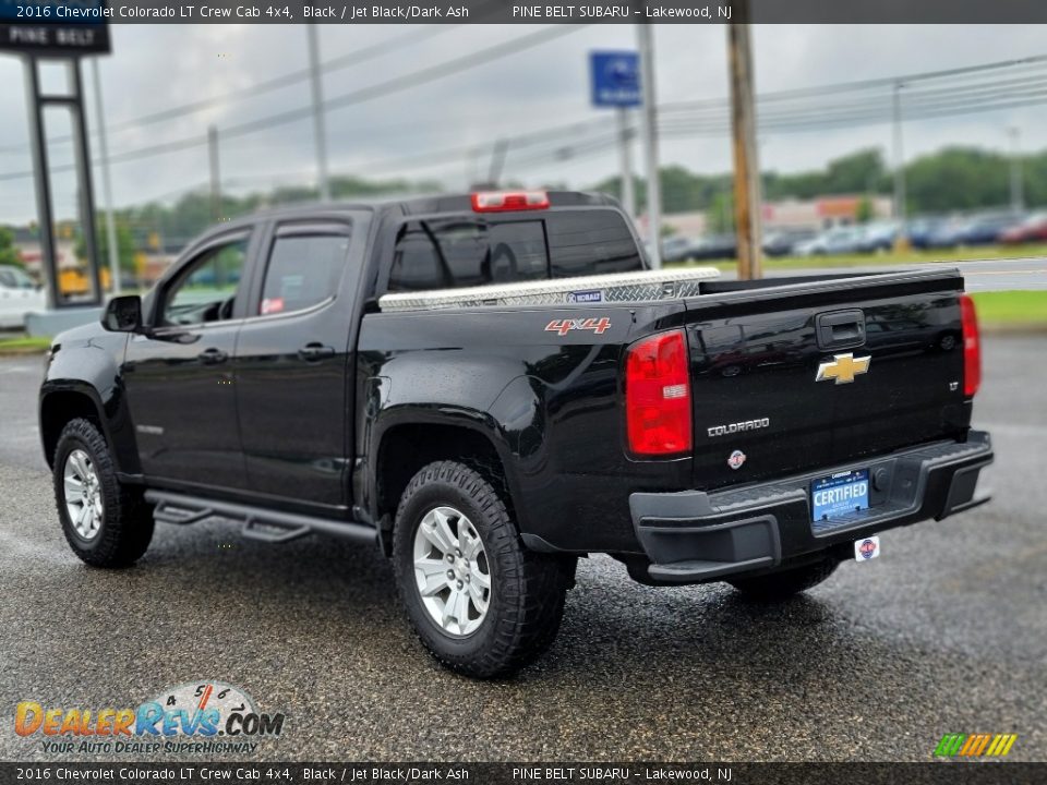 2016 Chevrolet Colorado LT Crew Cab 4x4 Black / Jet Black/Dark Ash Photo #20