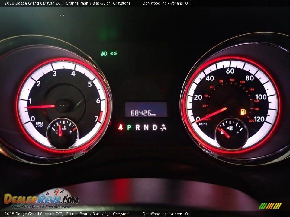 2018 Dodge Grand Caravan SXT Granite Pearl / Black/Light Graystone Photo #29