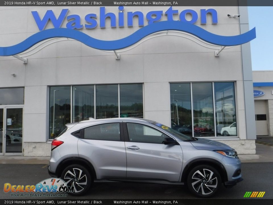 2019 Honda HR-V Sport AWD Lunar Silver Metallic / Black Photo #2