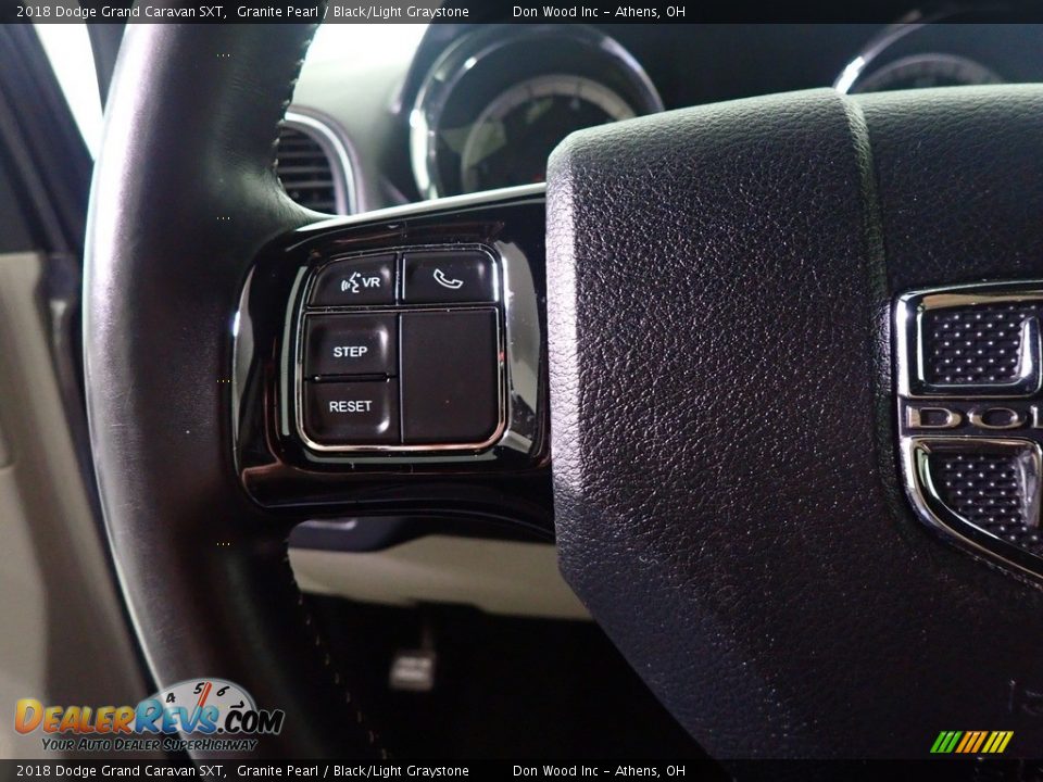2018 Dodge Grand Caravan SXT Granite Pearl / Black/Light Graystone Photo #30