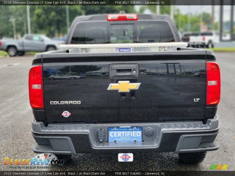 2016 Chevrolet Colorado LT Crew Cab 4x4 Black / Jet Black/Dark Ash Photo #21