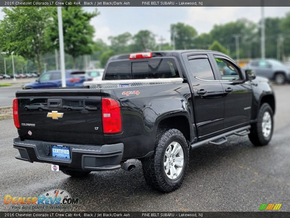 2016 Chevrolet Colorado LT Crew Cab 4x4 Black / Jet Black/Dark Ash Photo #22