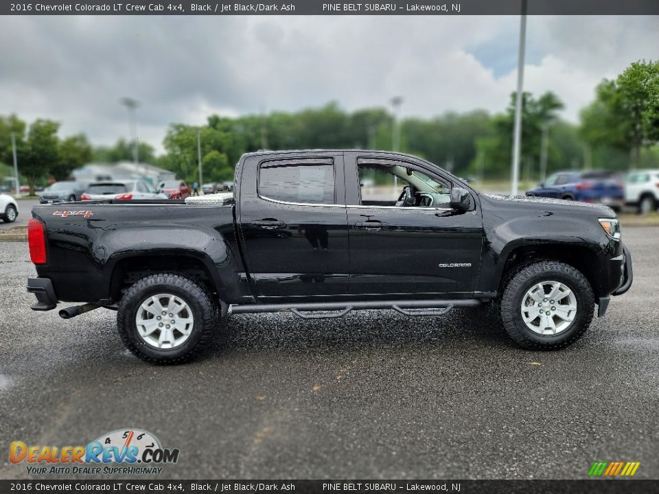 2016 Chevrolet Colorado LT Crew Cab 4x4 Black / Jet Black/Dark Ash Photo #23