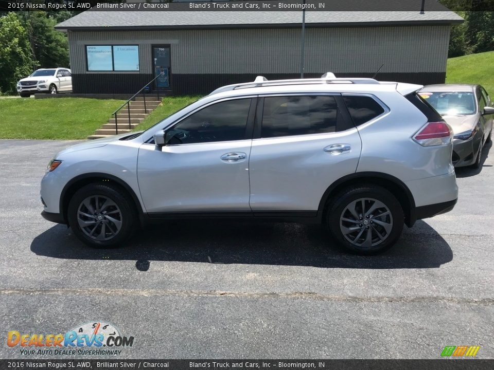 2016 Nissan Rogue SL AWD Brilliant Silver / Charcoal Photo #1