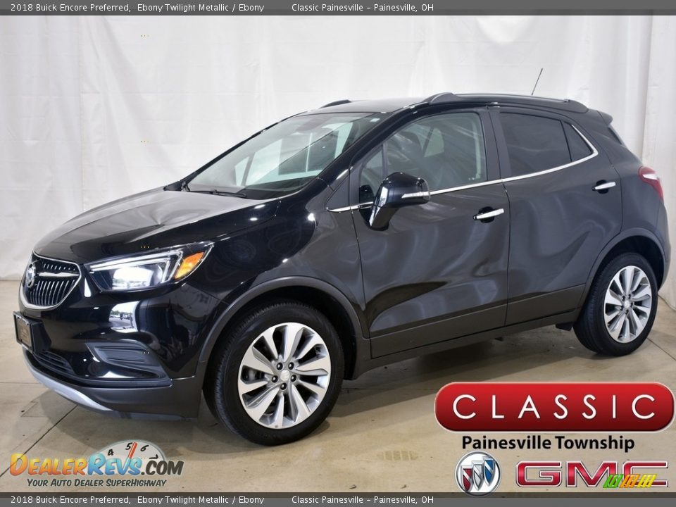 2018 Buick Encore Preferred Ebony Twilight Metallic / Ebony Photo #1