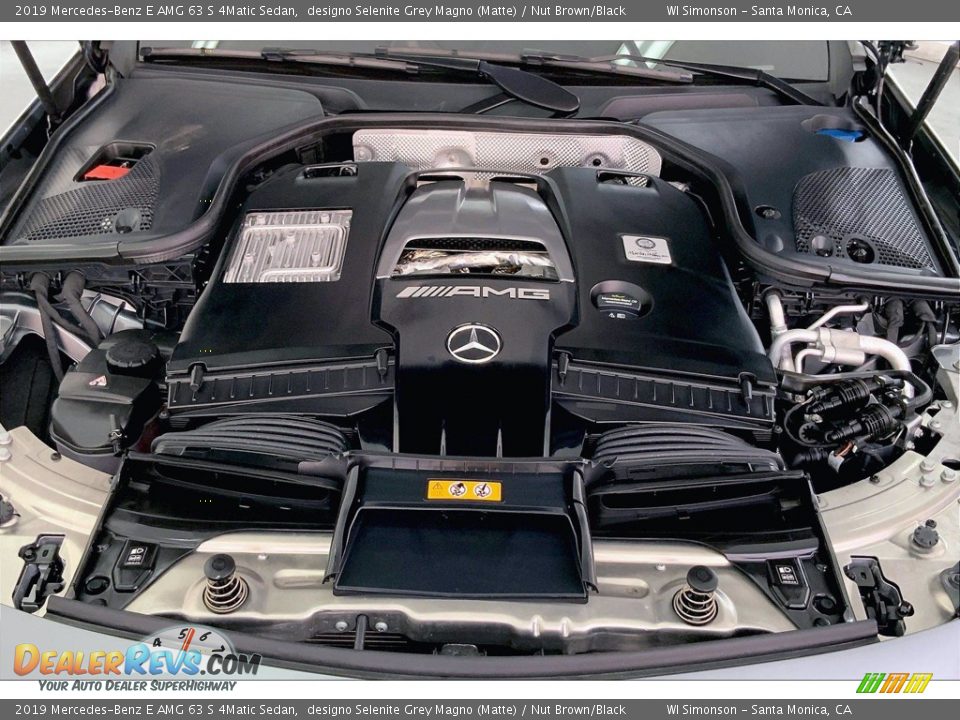 2019 Mercedes-Benz E AMG 63 S 4Matic Sedan 4.0 Liter AMG biturbo DOHC 32-Valve VVT V8 Engine Photo #9