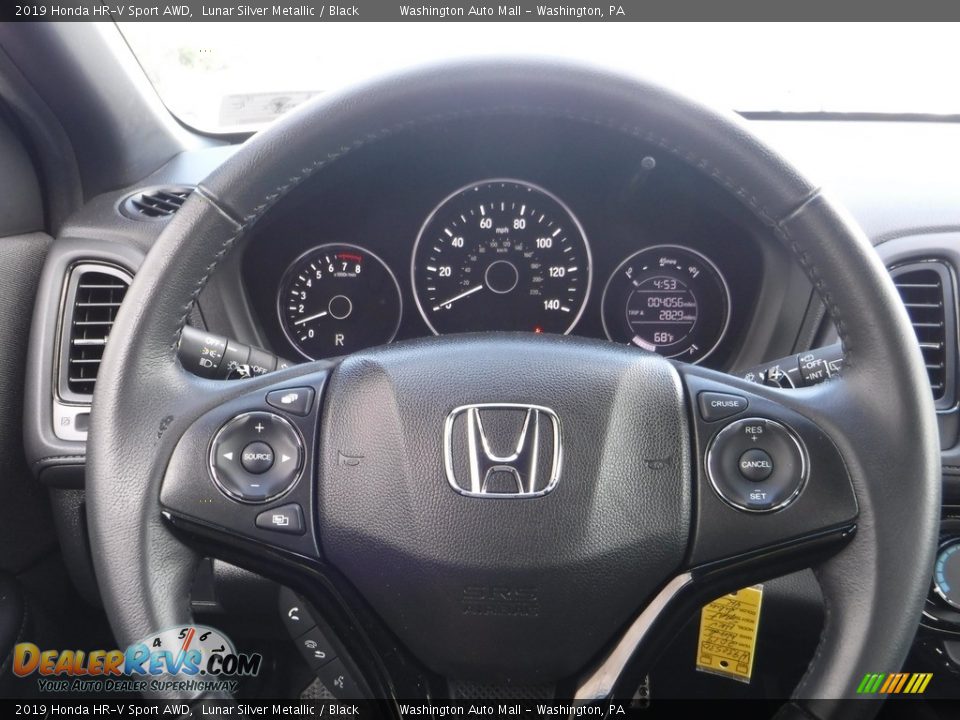 2019 Honda HR-V Sport AWD Lunar Silver Metallic / Black Photo #22