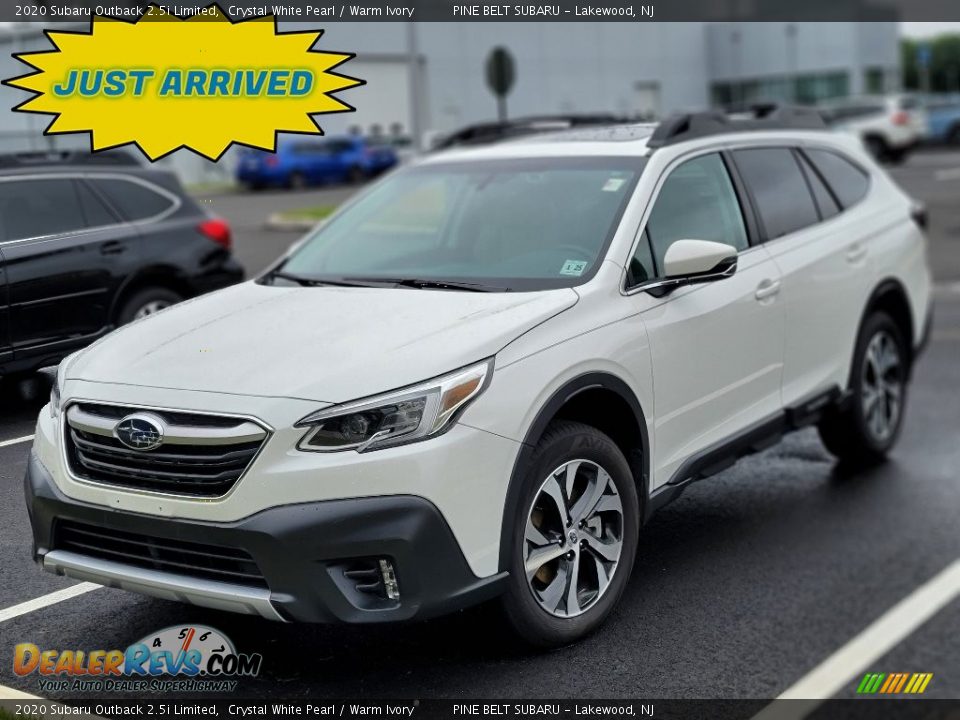 2020 Subaru Outback 2.5i Limited Crystal White Pearl / Warm Ivory Photo #1