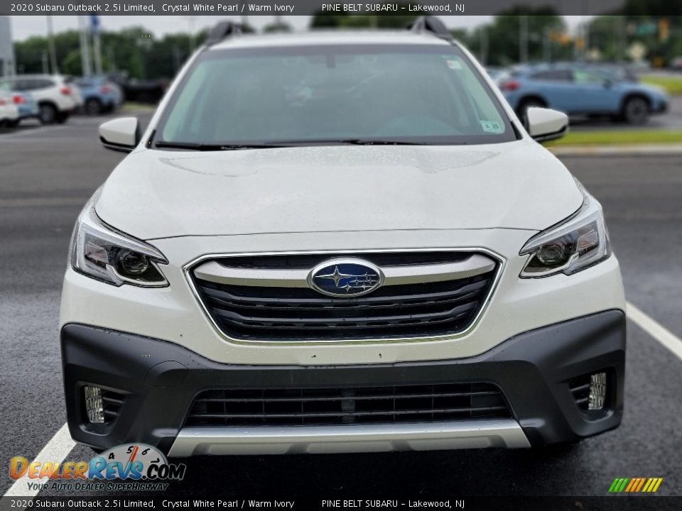 2020 Subaru Outback 2.5i Limited Crystal White Pearl / Warm Ivory Photo #2